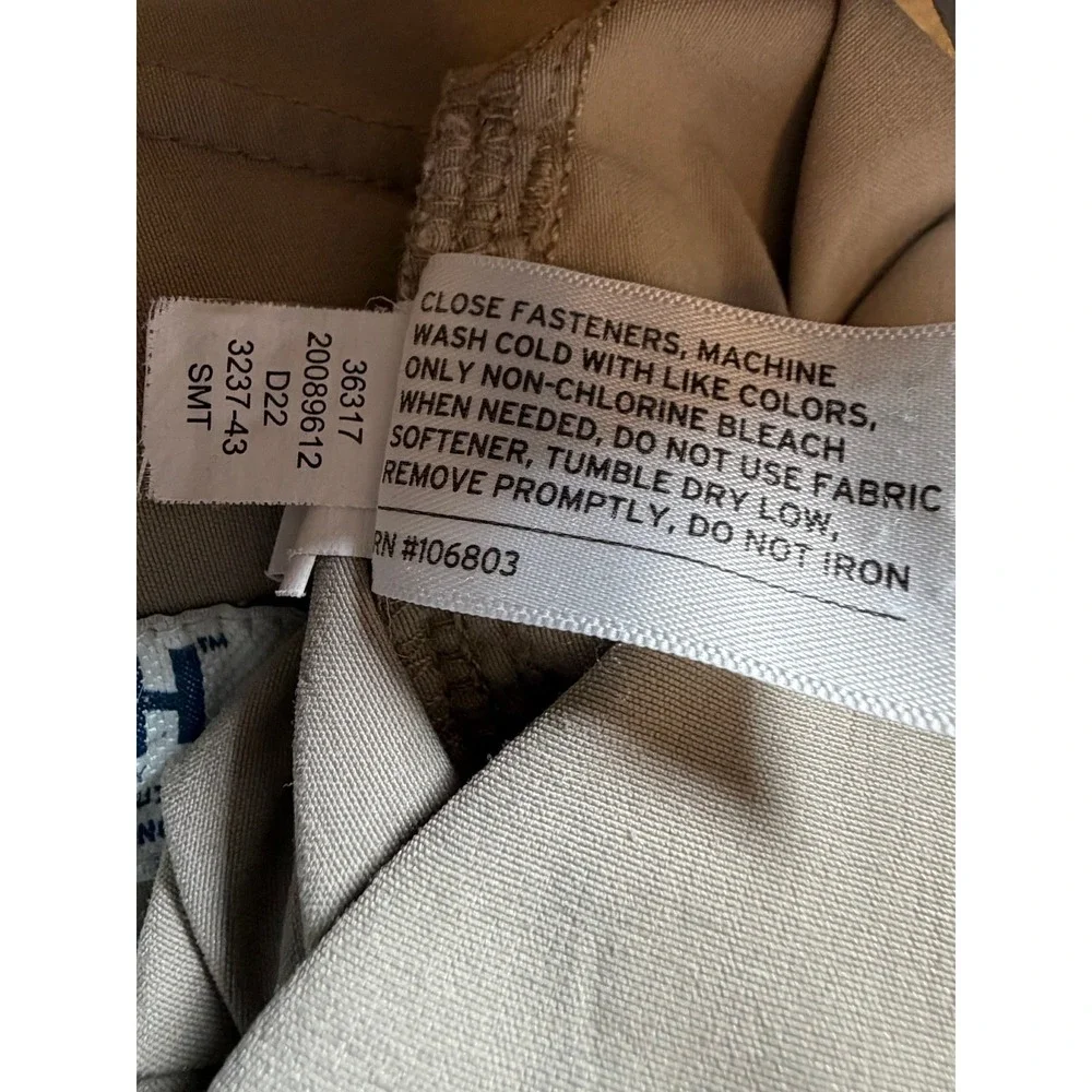 Duluth Mens 30x34 Cargo Pants Dry On The Fly Tan Nylon Stretch Slim Fit Hiking